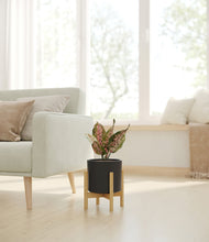 Load image into Gallery viewer, Black stand:bamboo