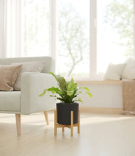 Load image into Gallery viewer, Black stand:bamboo