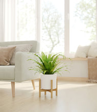 Load image into Gallery viewer, White stand:bamboo