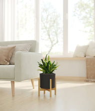 Load image into Gallery viewer, Black stand:bamboo