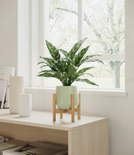 Load image into Gallery viewer, Turquoise stand:bamboo