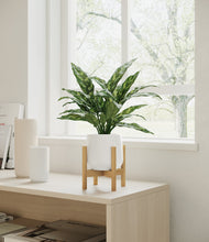Load image into Gallery viewer, White stand:bamboo