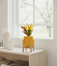 Load image into Gallery viewer, Mustard stand:bamboo