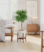 Load image into Gallery viewer, Natural Bamboo stand:walnut