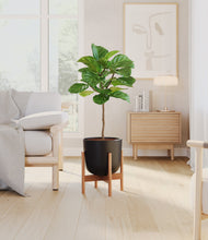 Load image into Gallery viewer, Stone Black stand:bamboo