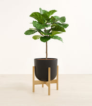 Load image into Gallery viewer, Stone Black stand:bamboo