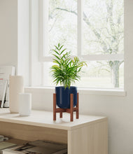 Load image into Gallery viewer, Twilight Blue stand:walnut