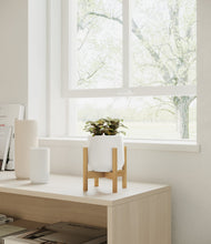 Load image into Gallery viewer, White stand:bamboo