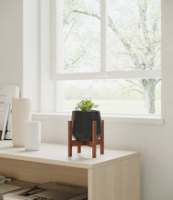 Load image into Gallery viewer, Black stand:walnut