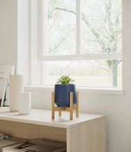 Load image into Gallery viewer, Deep Navy stand:bamboo