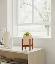 Load image into Gallery viewer, Gentle Pink stand:walnut