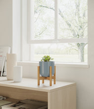 Load image into Gallery viewer, Misty Blue stand:bamboo