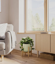 Load image into Gallery viewer, Turquoise stand:bamboo