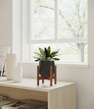 Load image into Gallery viewer, Black stand:walnut