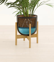 Load image into Gallery viewer, Stone Black stand:bamboo