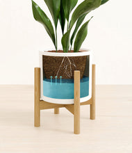 Load image into Gallery viewer, White stand:bamboo