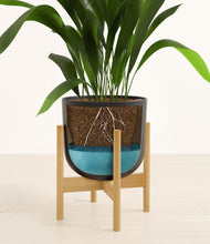 Load image into Gallery viewer, Stone Black stand:bamboo