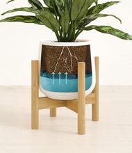 Load image into Gallery viewer, White stand:bamboo