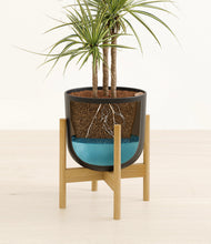 Load image into Gallery viewer, Stone Black stand:bamboo