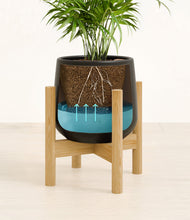 Load image into Gallery viewer, Black stand:bamboo