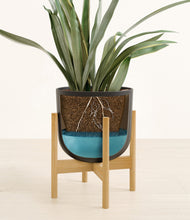 Load image into Gallery viewer, Stone Black stand:bamboo