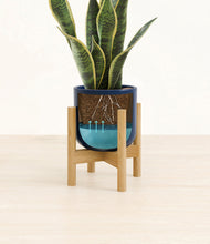 Load image into Gallery viewer, Twilight Blue stand:bamboo