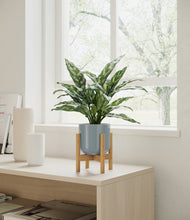 Load image into Gallery viewer, Misty Blue stand:bamboo
