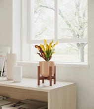 Load image into Gallery viewer, Glossy Pink stand:walnut
