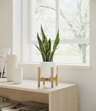 Load image into Gallery viewer, White stand:bamboo
