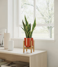 Load image into Gallery viewer, Glossy Red stand:bamboo
