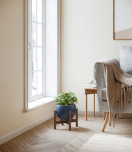 Load image into Gallery viewer, Deep Navy stand:walnut
