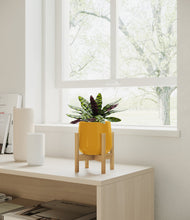 Load image into Gallery viewer, Mustard stand:bamboo
