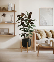 Load image into Gallery viewer, Stone Black stand:bamboo
