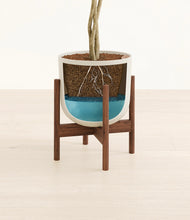 Load image into Gallery viewer, Natural Bamboo stand:walnut
