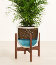 Load image into Gallery viewer, Natural Bamboo stand:walnut
