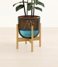 Load image into Gallery viewer, Stone Black stand:bamboo
