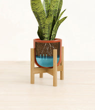 Load image into Gallery viewer, Glossy Red stand:bamboo
