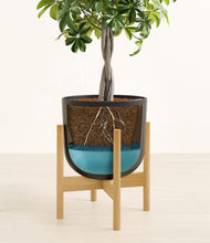 Load image into Gallery viewer, Stone Black stand:bamboo
